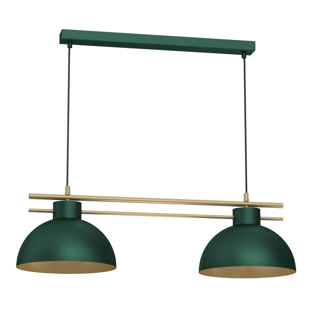 Nowoczesna lampa wisząca w kolorze zieleni LX 4370 z serii ESTATE