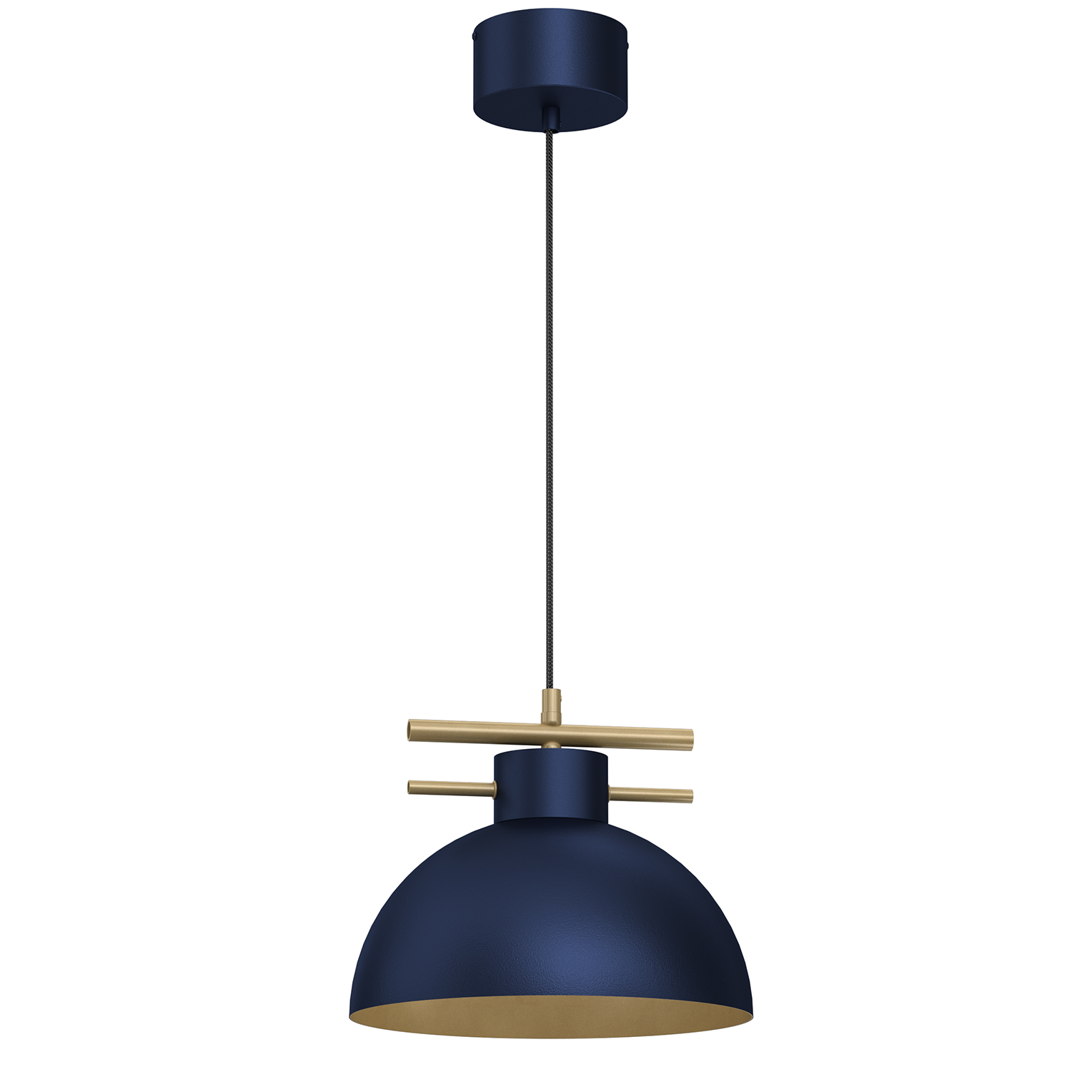 Nowoczesna, granatowa lampa wisząca LX 4376 z serii ESTATE