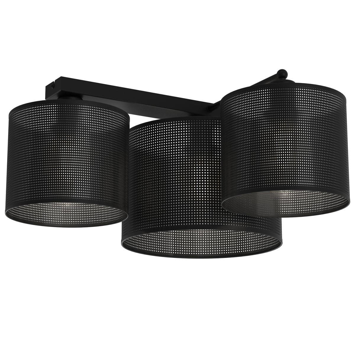 Czarna, abażurowa lampa sufitowa LX 5226 z serii LOFT SHADE