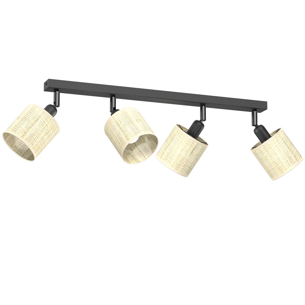 Listwa sufitowa z rattanowymi reflektorami LX 5298 z serii RATTAN SPOT