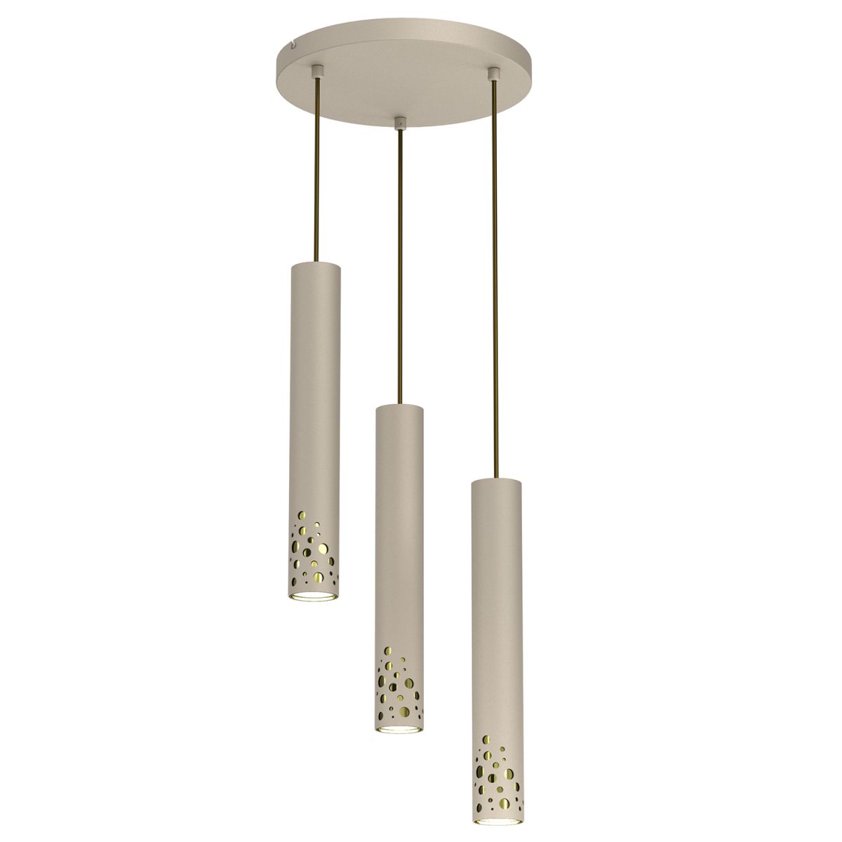 Beżowa, stylowa lampa do jadalni LX 4202 z serii ALTRO BUBLE