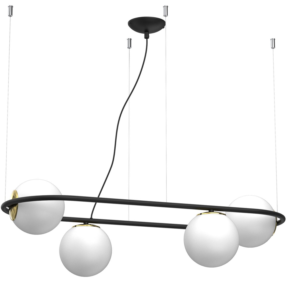 Efektowna lampa wisząca nad stół w jadalni LX 5676 z serii BOLTI