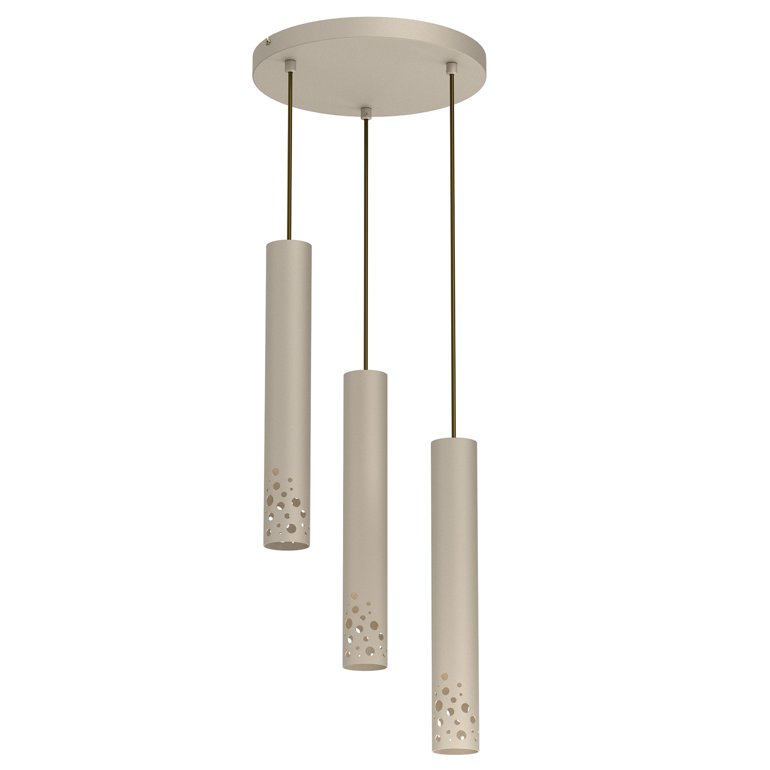 Tubowa lampa wisząca do salonu i sypialni LX 5738 z serii TIBIA BUBLE