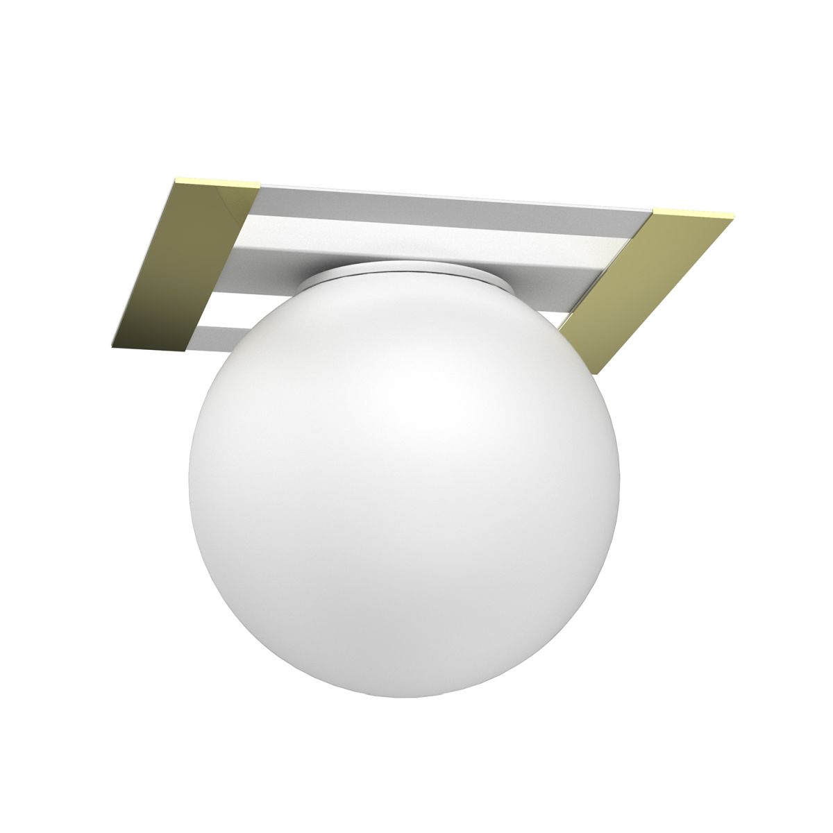 Lampa sufitowa ze złotym zdobieniem LX 4611 z serii SATELIT