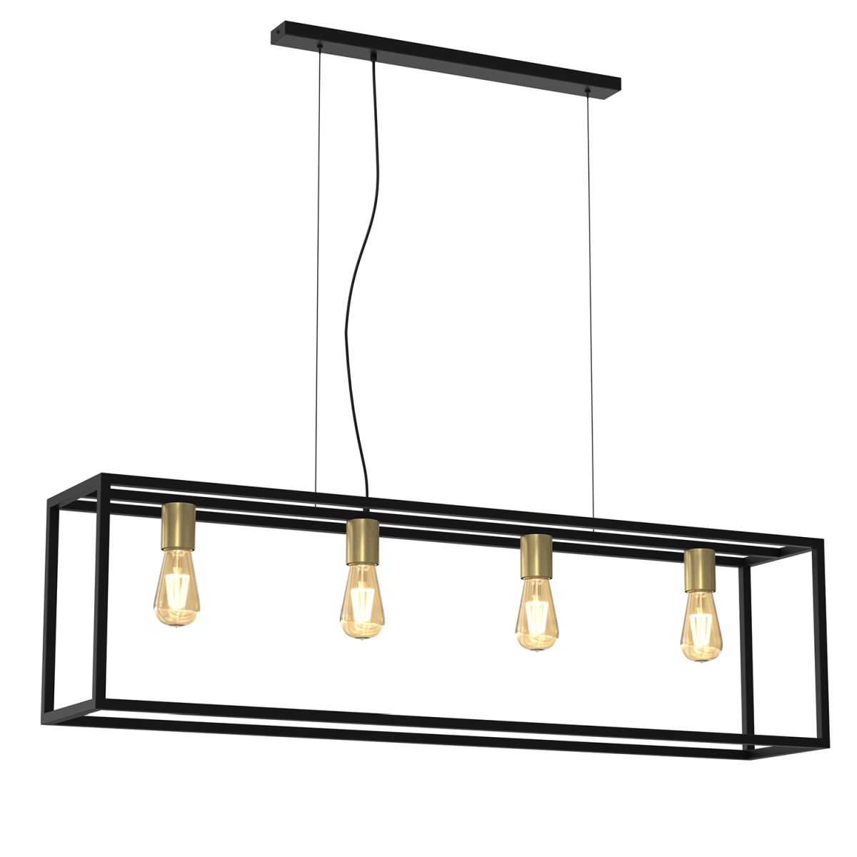 Okazała, geometryczna lampa nad stół LX 4417 z serii FRAME