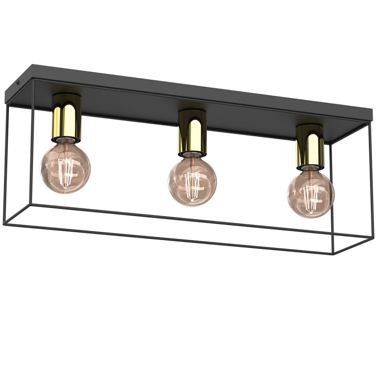 Potrójna, industrialna lampa sufitowa do kuchni LX 8111 z serii HOMEN