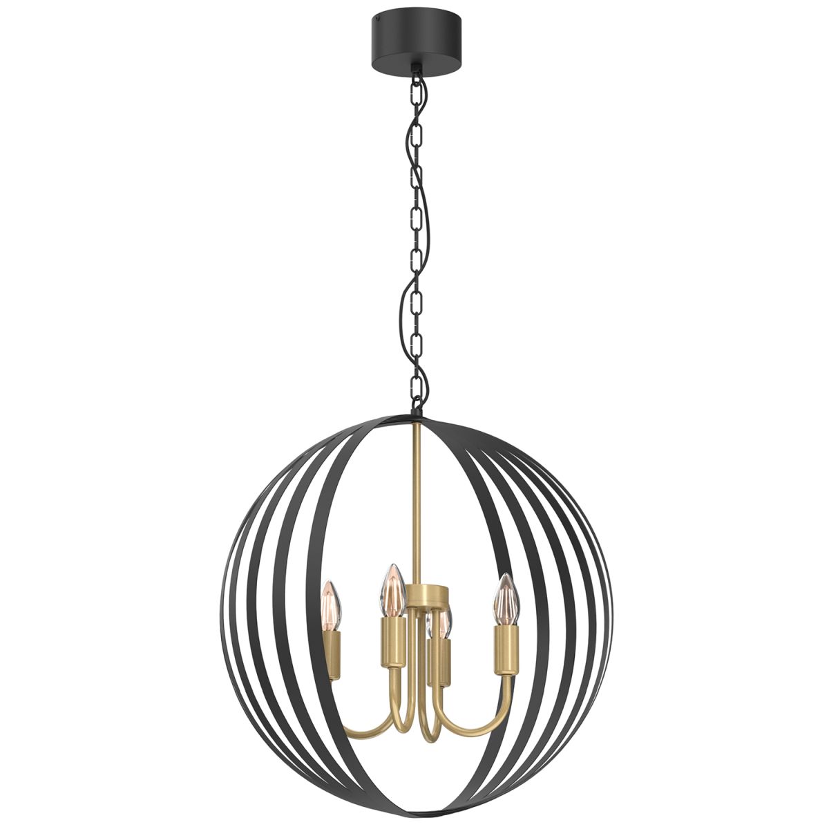 Luminex Lampa wisząca Damasco 8972 lampa sufitowa zwis 3x8W GU10 jasny szary