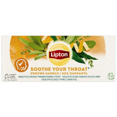 Lipton Herbata ZDROWE GARDŁO 20t ziołowa