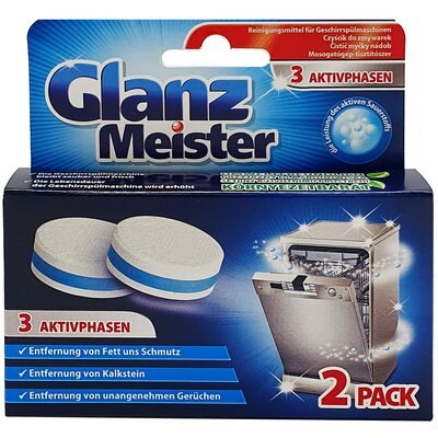 Pozostali Glanz Meister czyścik do zmywarki tabletki 2szt 4260418931013