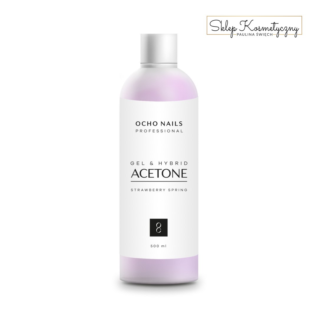 OCHO NAILS Aceton truskawkowy 500 ml
