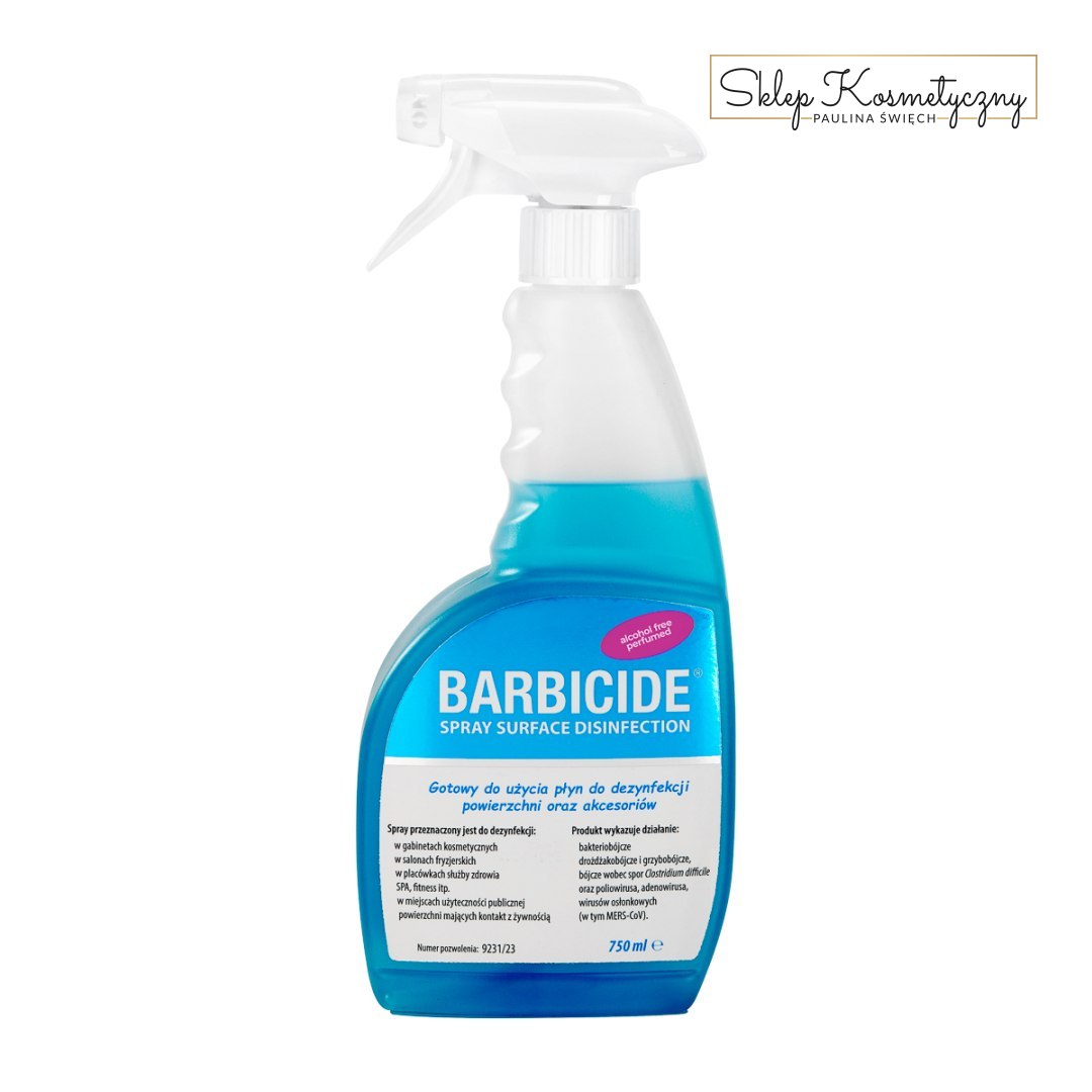 Barbicide spray do dezynfekcji wszystkich powierzchni 750 ml zapachowy