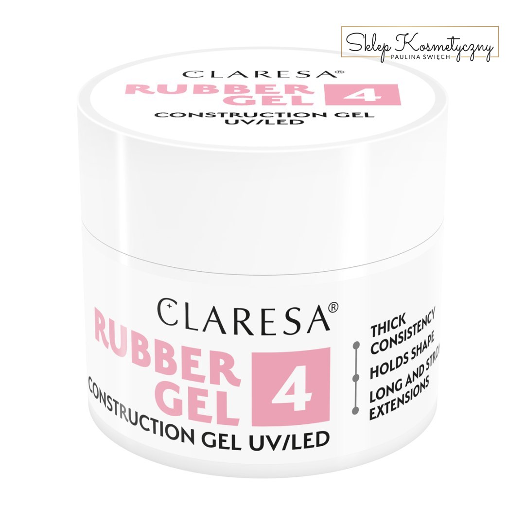 Claresa Żel budujący Rubber żel 4 90g