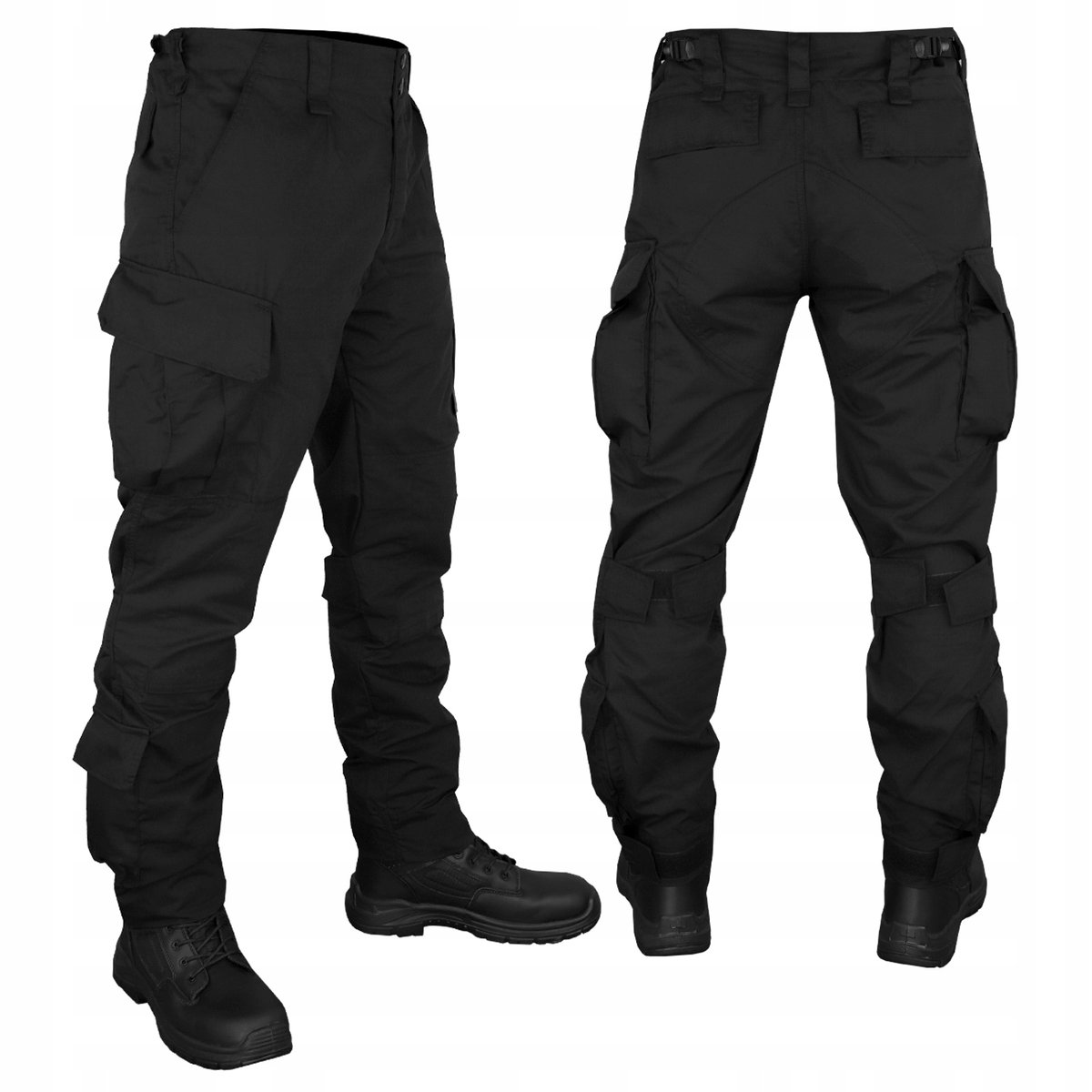 Dominator Spodnie Wojskowe Bojówki 124L  Czarny 3XL