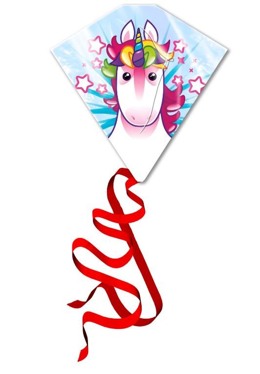 Latwiec plastikowy 59x55cm Unicorn