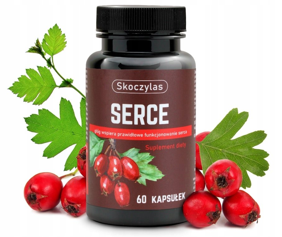 Suplement diety, Skoczylas, winogrono, serce, 60 kaps.
