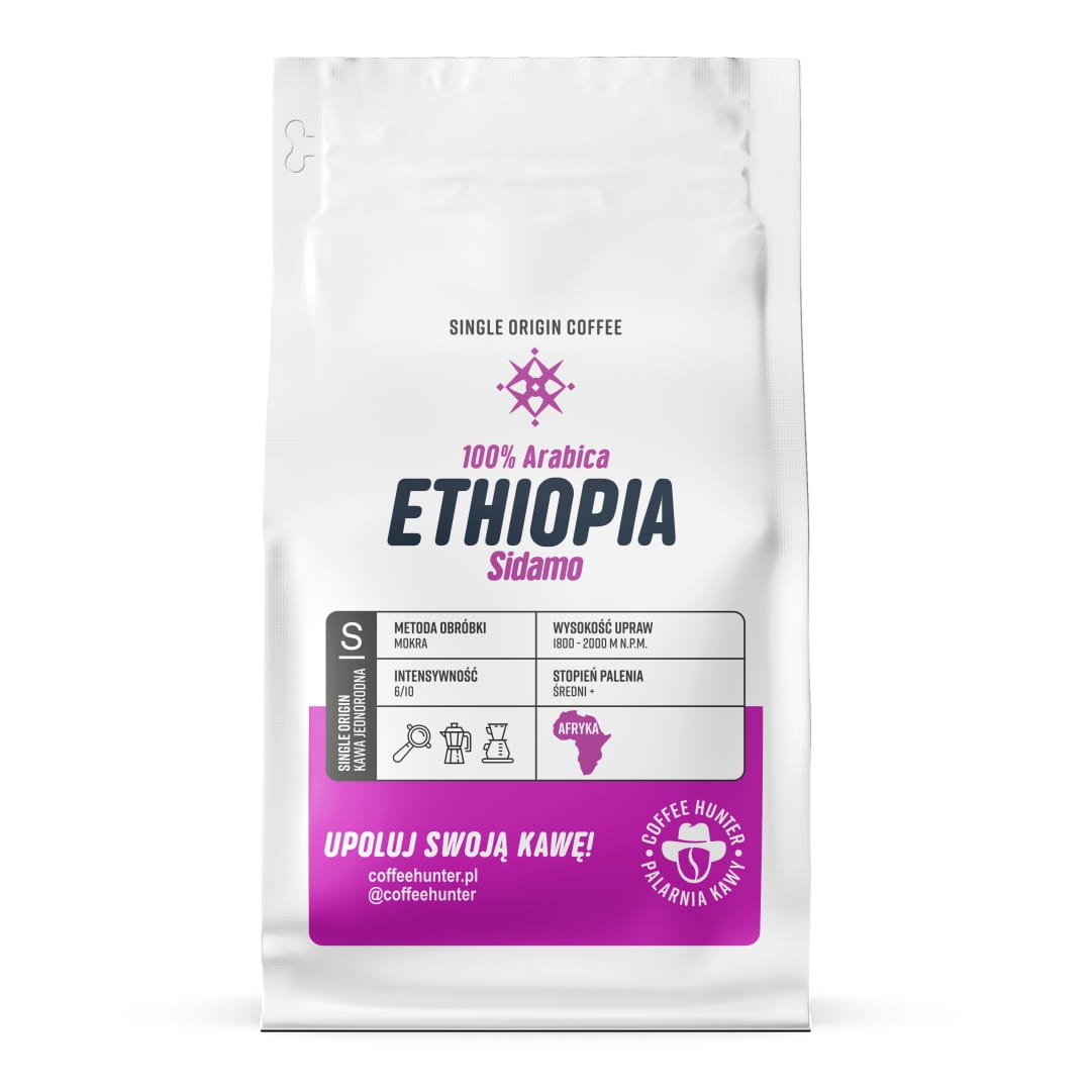 Ethiopia Sidamo KAWA ZIARNISTA - 3 x 1 kg
