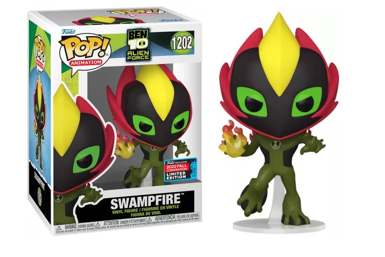 Swampfire 1202 Ben 10 Alien Force Funko POP! Vinyl