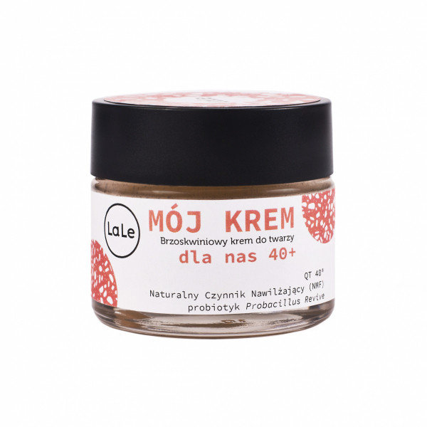 La-Le, MÓJ KREM brzoskwiniowy, 40+, 50 ml