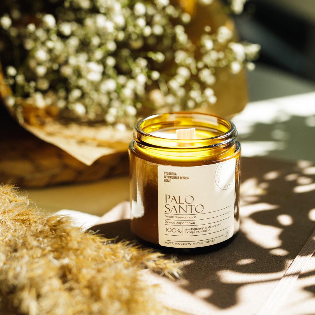 Bydgoska Wytwórnia Mydła Świeca sojowa Palo Santo 120ml