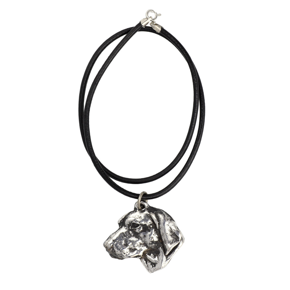 Wyżeł węgierski krótkowłosy, Hungarian Vizsla I - naszyjnik z psem, posrebrzana zawieszka dla fana psów, wyjątkowa biżuteria marki Art-Dog