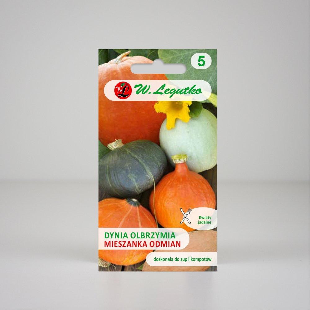 Dynia olbrzymia mieszanka odmian 3g - Nasiona - W. Legutko