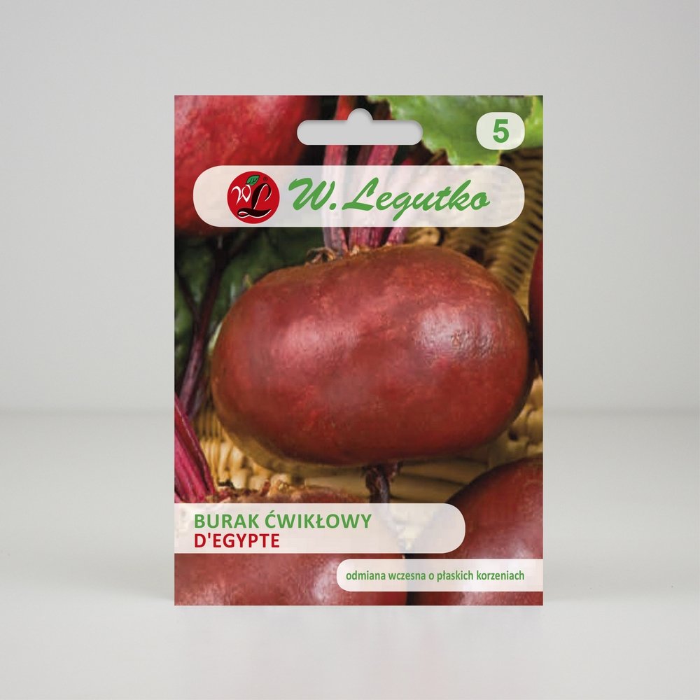 Burak ćwikłowy D'Egypte Czerwony 20g - Nasiona - W. Legutko