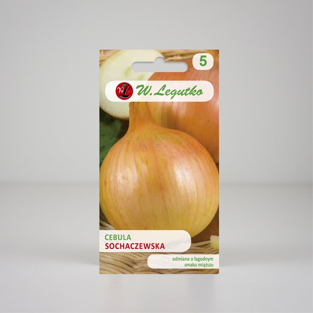 Cebula Sochaczewska Żółta 5g - Nasiona - W. Legutko