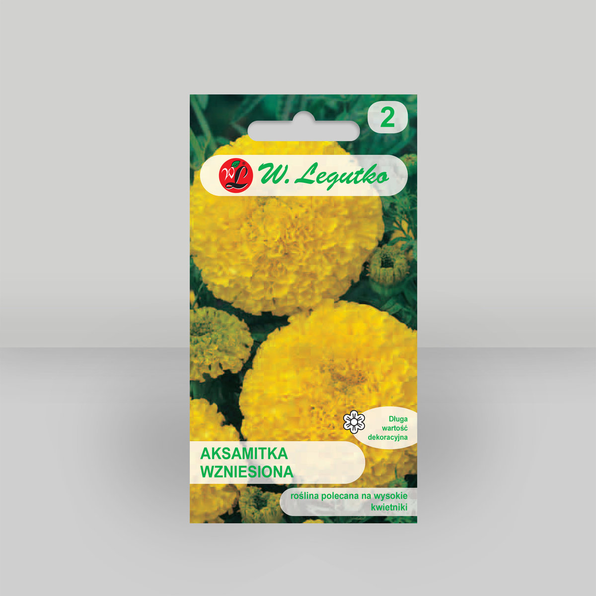 Nasiona Aksamitka wzniesiona złotożólta 1g - W.Legutko