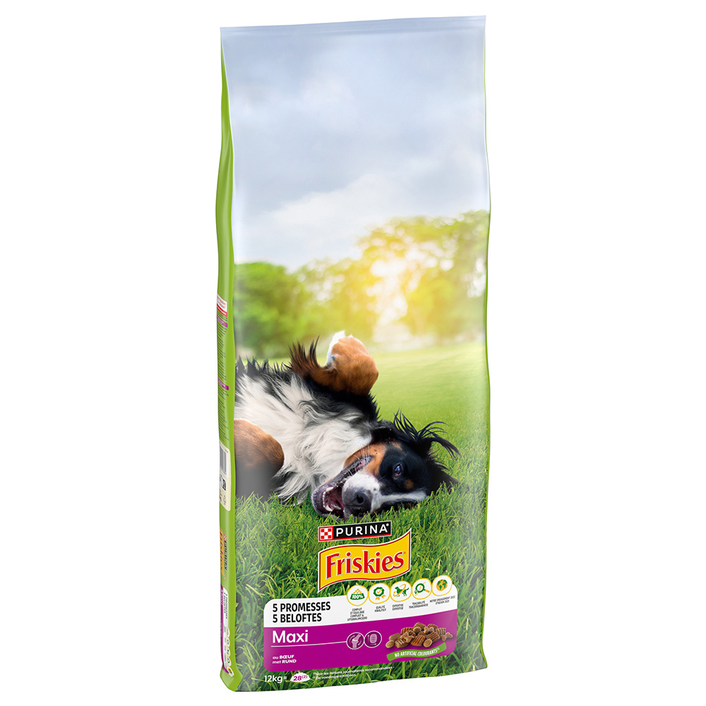 Purina Friskies Adult Large Breed Wołowina 12 kg