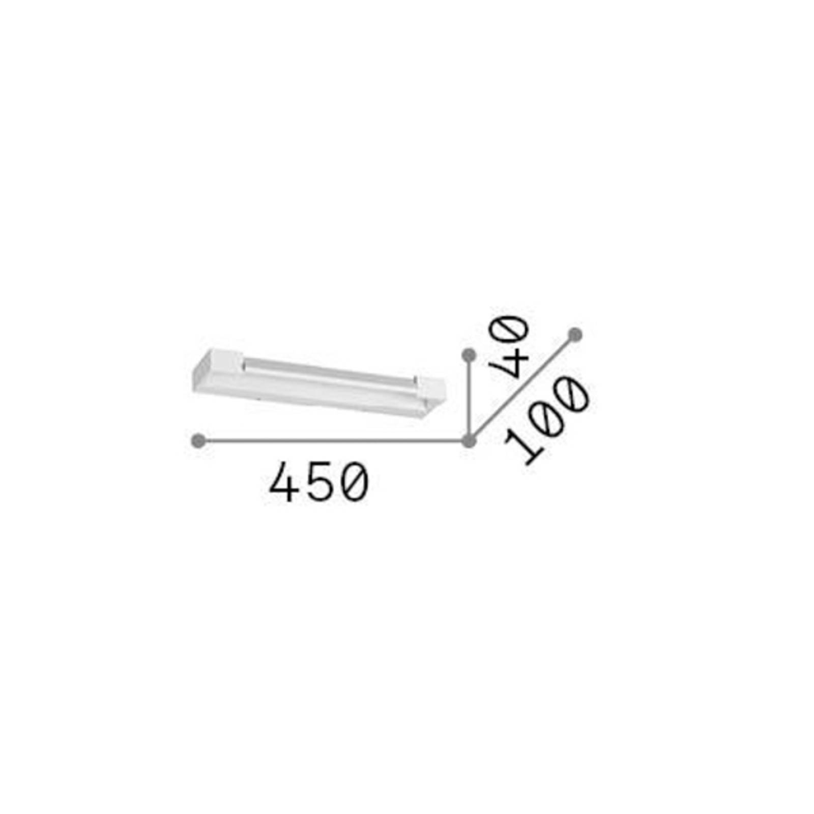 Ideallux Ideal Lux kinkiet LED Balance biały, metal, szerokość 45 cm