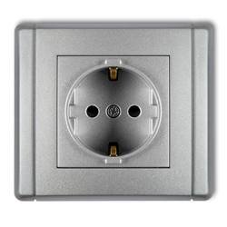 Karlik 7FGP-1s Gniazdo pojedyncze 2P+Z SCHUKO