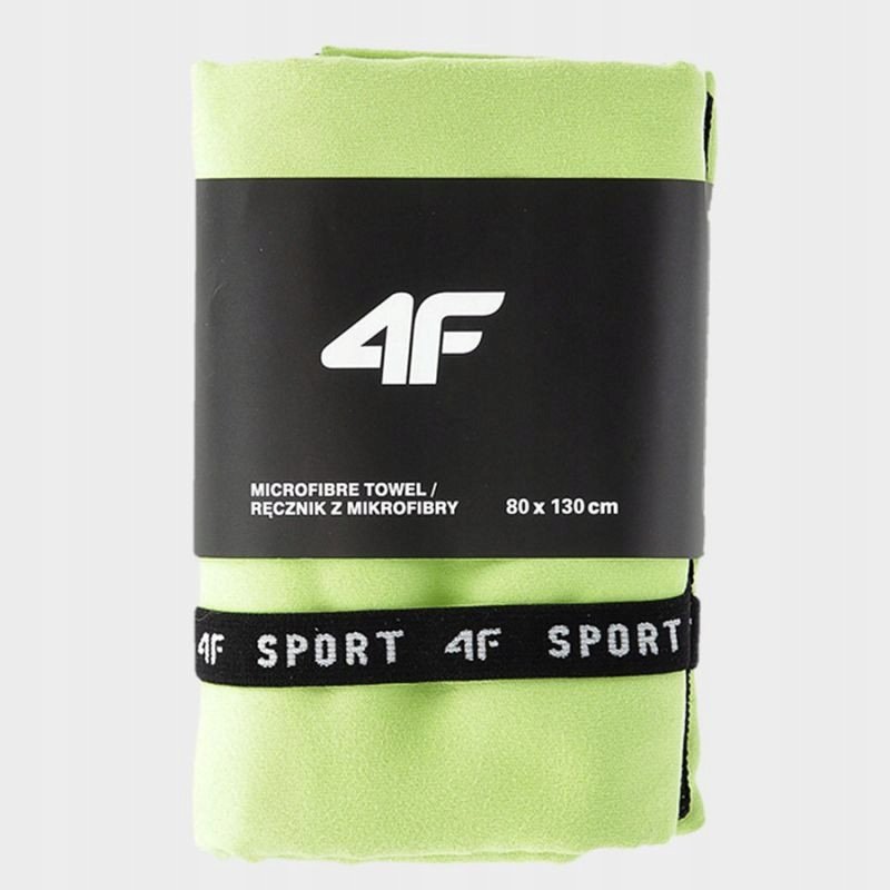 Ręcznik sportowy szybkoschnący m (80 x 130cm) 4F 4FWSS24ATOWU038-45S Zielony