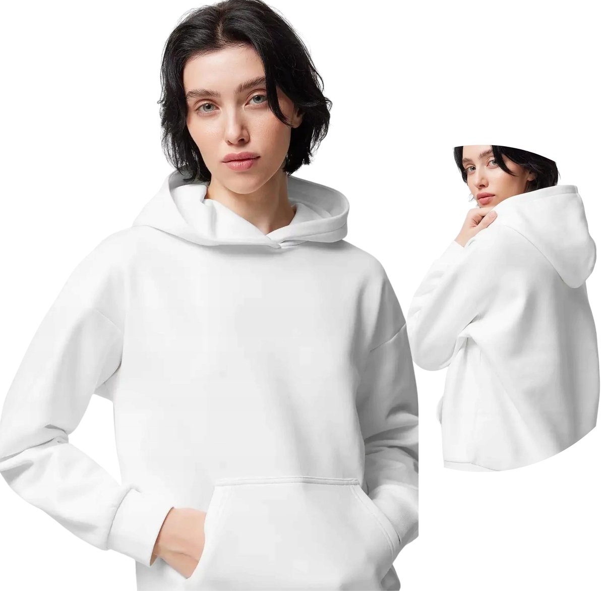 Bluza oversize z kapturem damska Outhorn