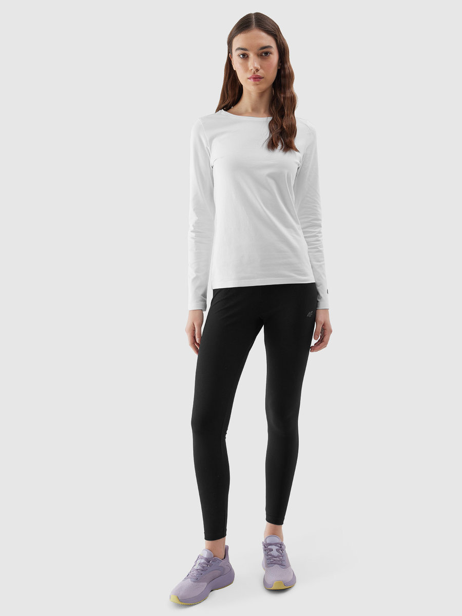 Legginsy dzianinowe elastyczne damskie 4F