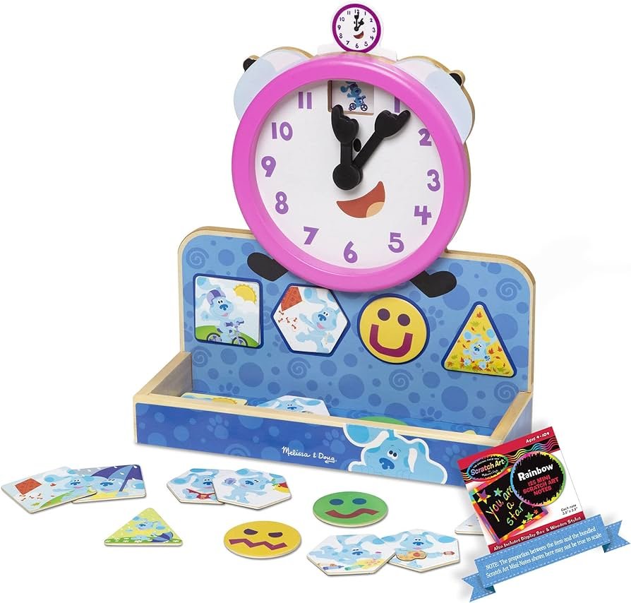 M&D 33014 Drewniany Zegar Blues Clues