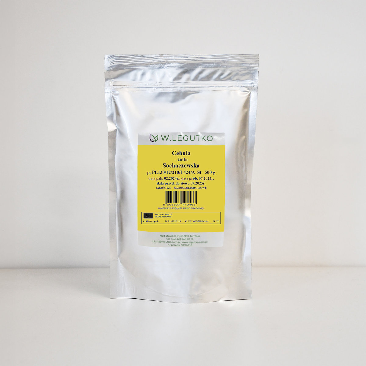 Cebula Sochaczewska Żółta 500g - Nasiona - W. Legutko