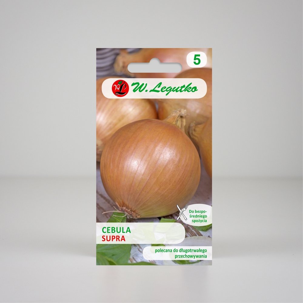 Cebula Supra Żółta 5g - Nasiona - W. Legutko
