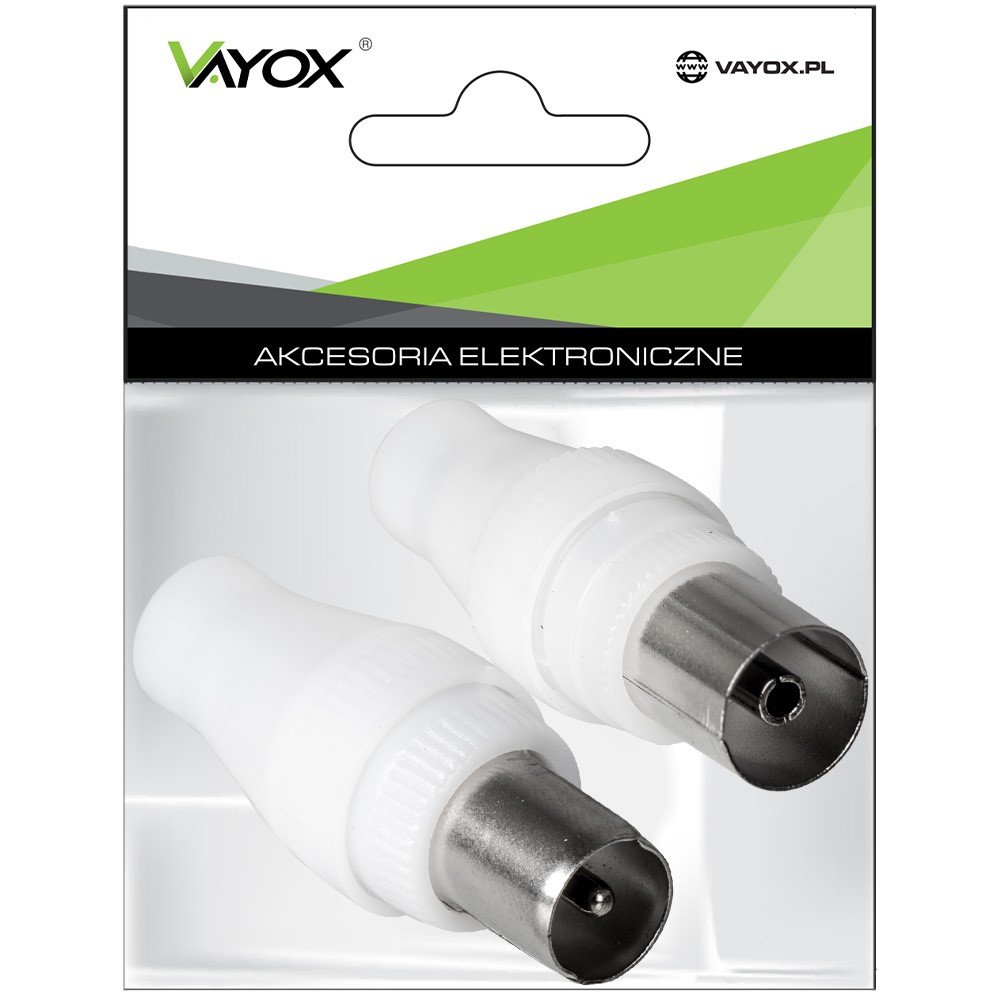 Zestaw wtyk antenowy + gniazdo antenowe Greckie VA0097 Vayox