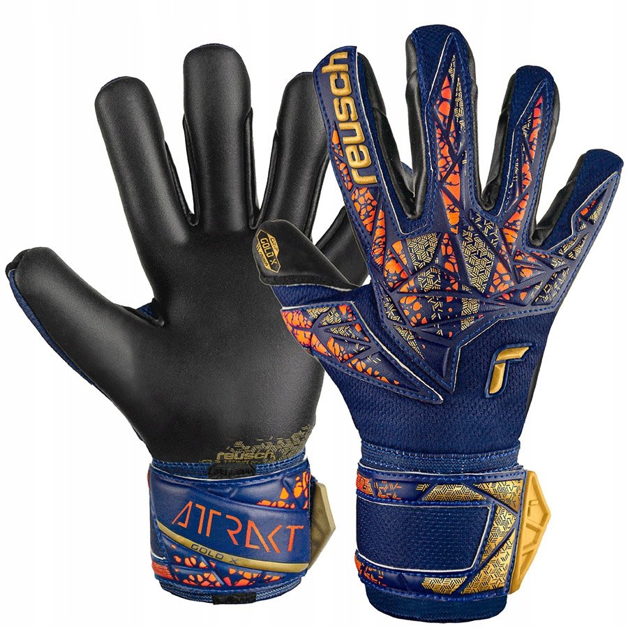 Rękawice Reusch Attrakt Gold X 54 70 945 4411 granatowy 10