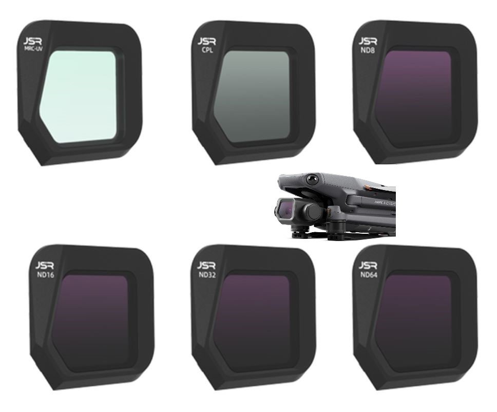 Filtry dron DJI Mavic 3 Classic ND 8/16/32/64 CPL MCUV 6szt / biz-tech.pl