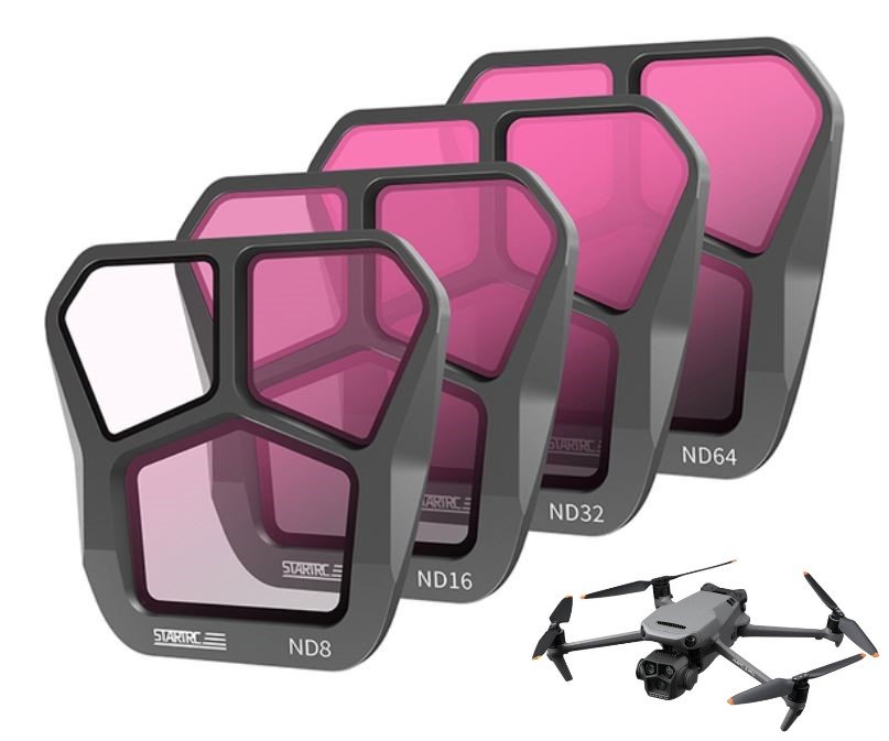 Filtry dron DJI Mavic 3 Pro ND 8/16/32/64 4szt