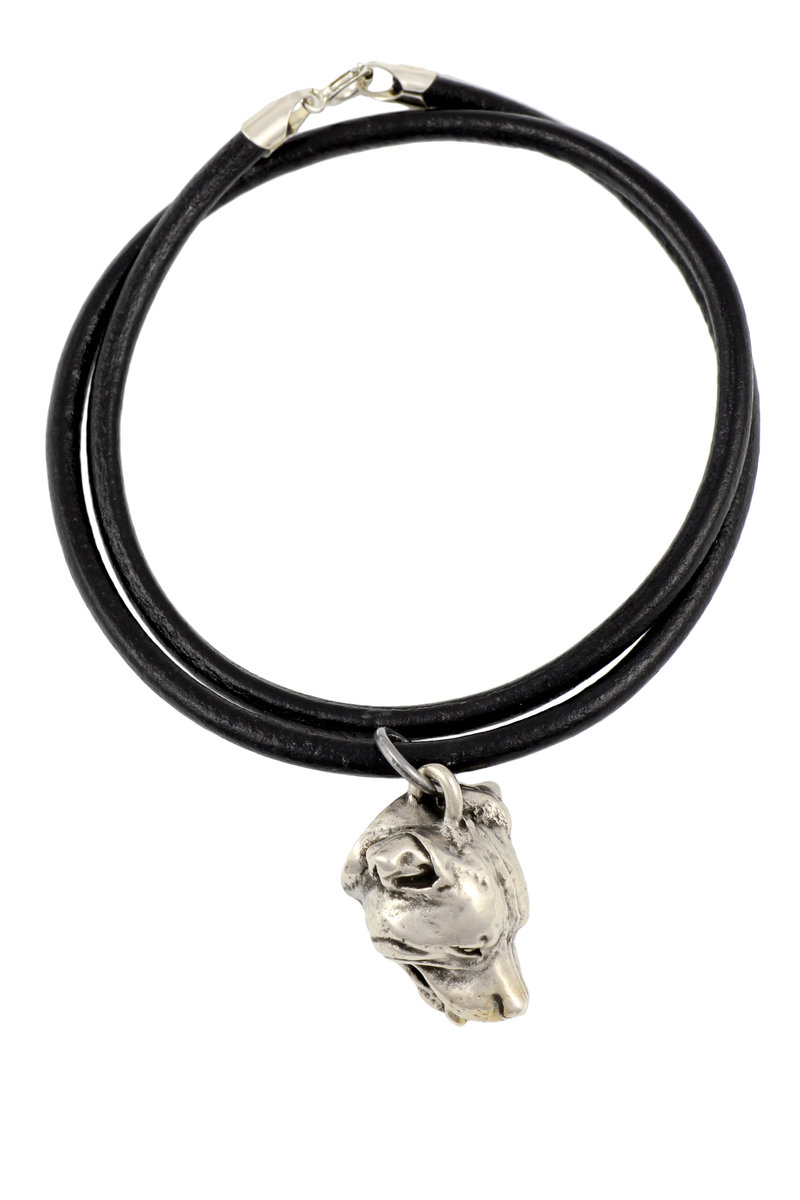Staffordshire Bull Terrier, Staffik, Staffi - naszyjnik z psem, posrebrzana zawieszka dla fana psów, wyjątkowa biżuteria marki Art-Dog