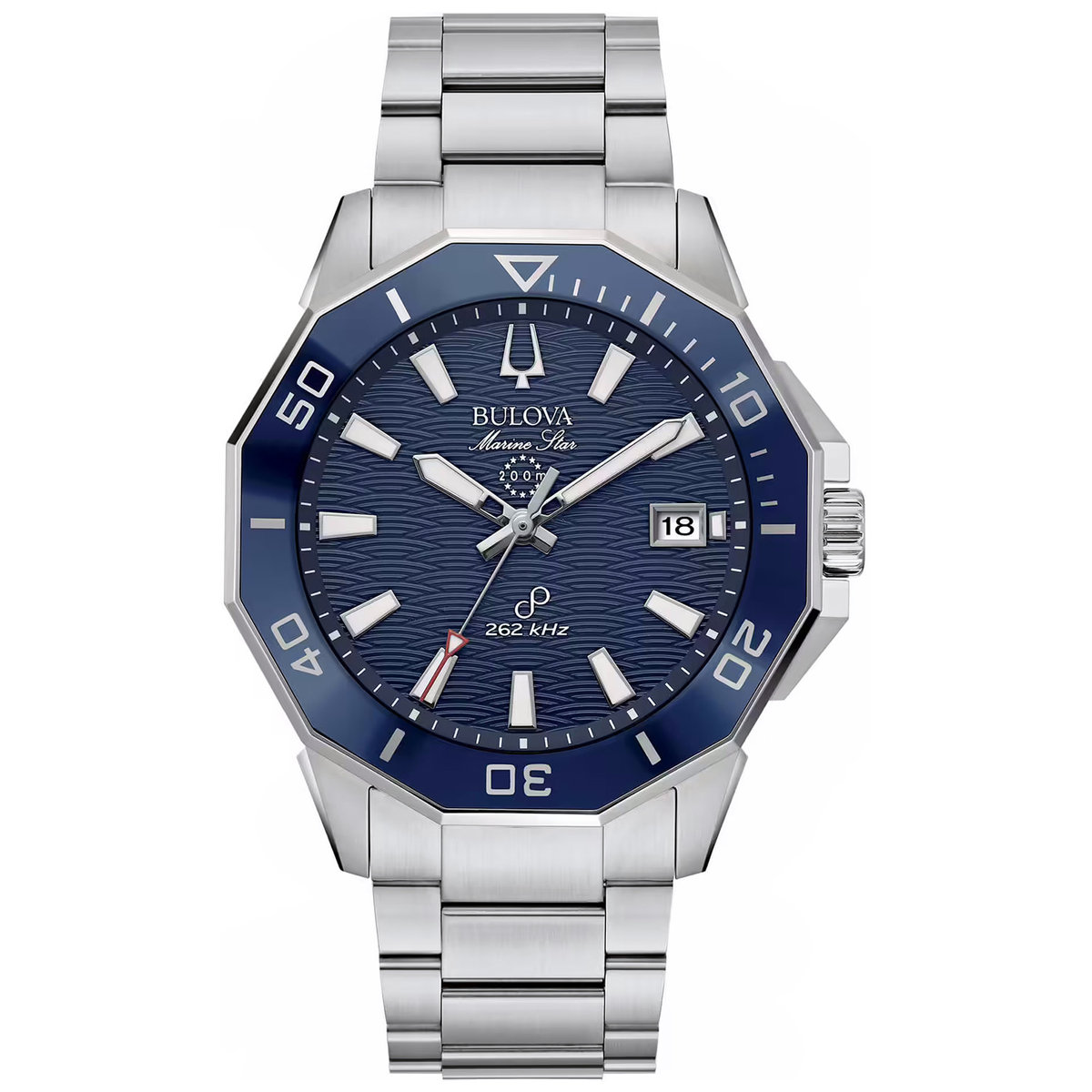 Zegarek Męski Bulova 96B433 srebrny