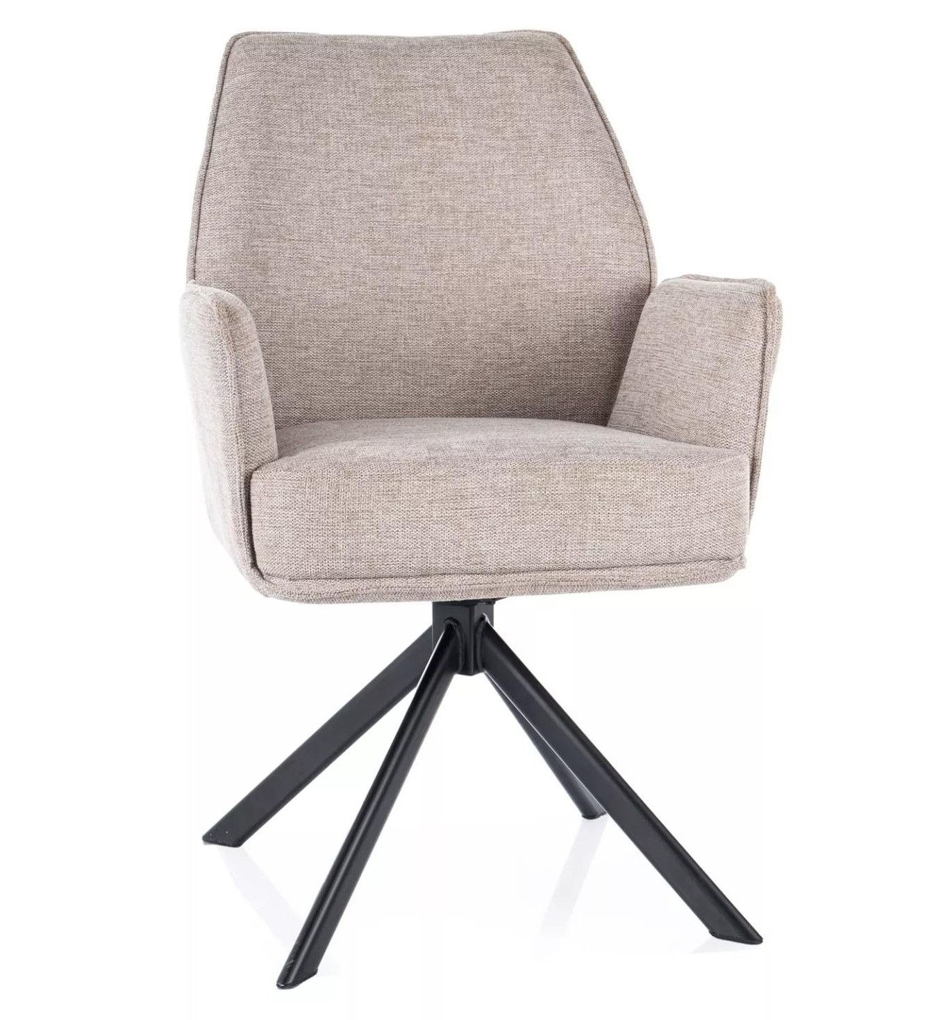 Krzesło Hugo Brego Czarny / Jasny Beż 31