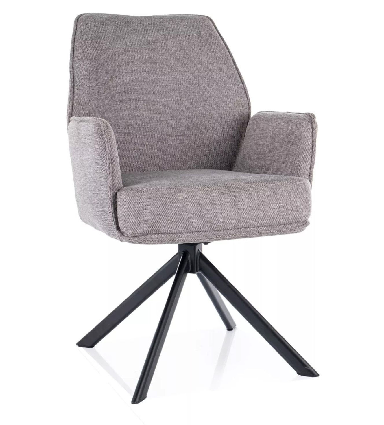 Krzesło Hugo Brego Czarny / Szary 07