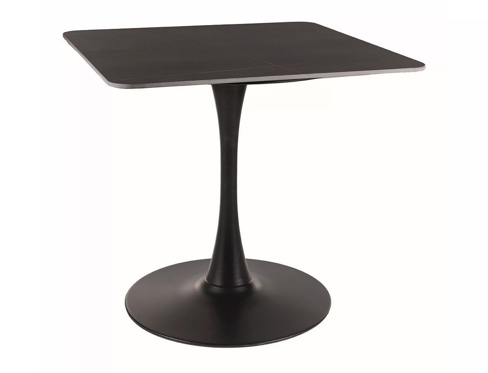 Stół Espero II 80X80 Czarny / Czarny Mat