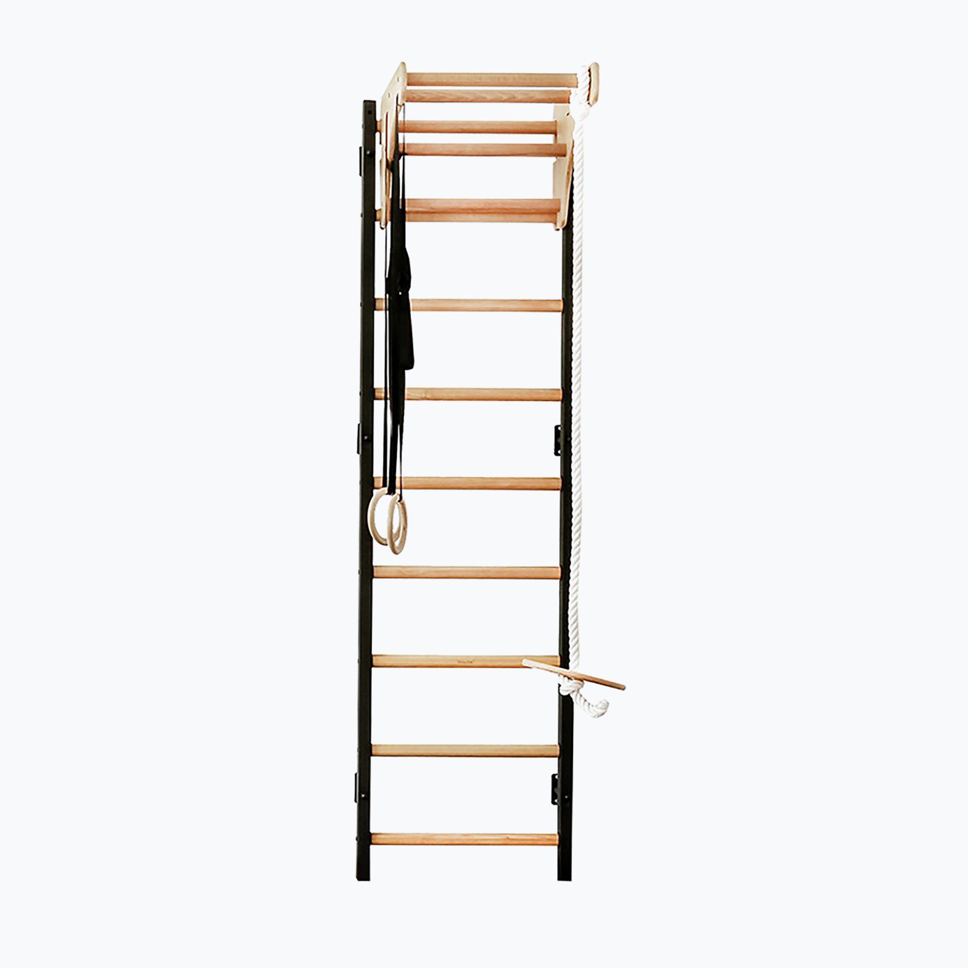 Drabinka gimnastyczna BenchK 711B+A076 black matte/oak WYSYŁKA W 24H 30 DNI NA ZWROT