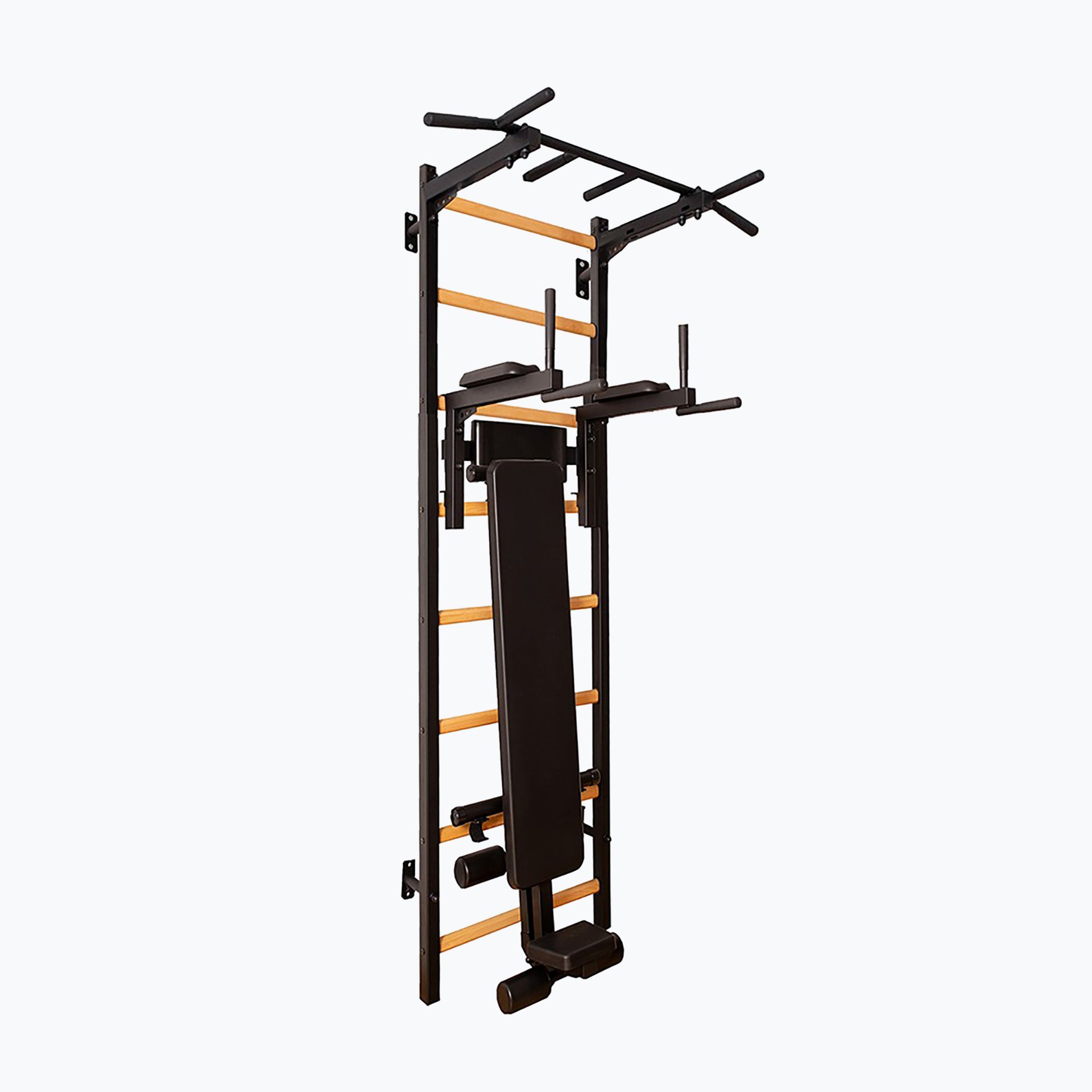 Drabinka gimnastyczna BenchK 223B black matte/oak WYSYŁKA W 24H 30 DNI NA ZWROT