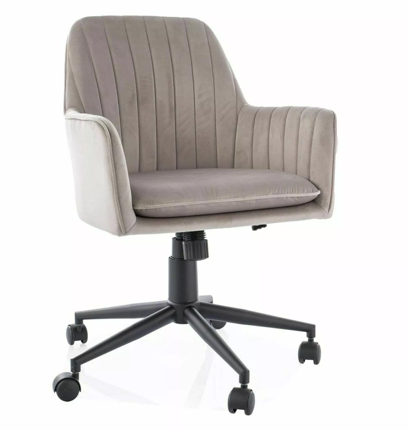 Fotel Obrotowy Q-886 Velvet Ciemny Beż Bluvel 40