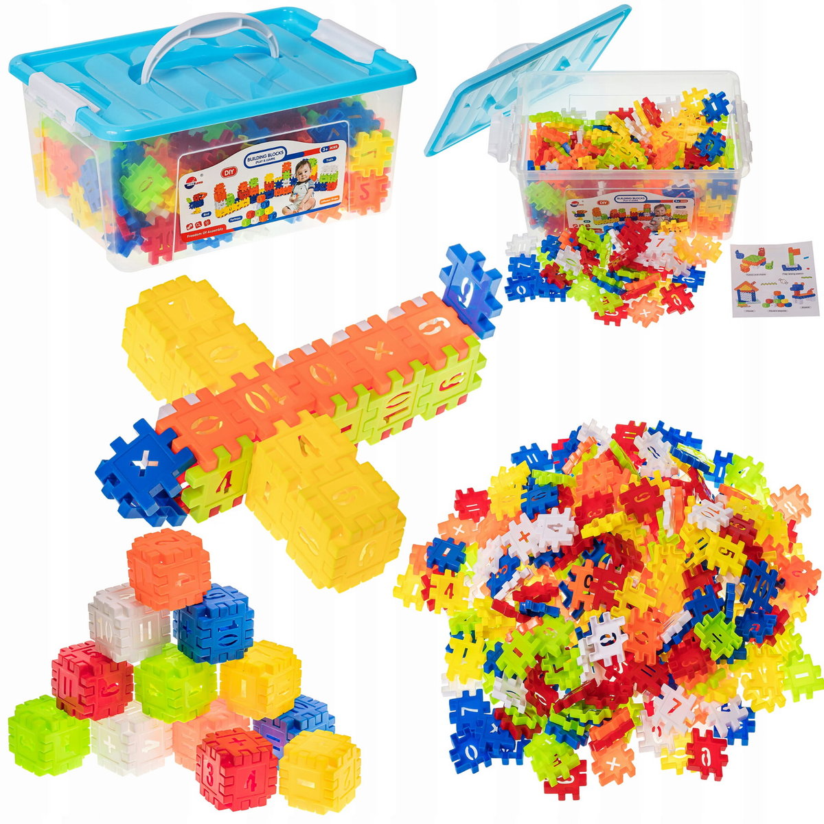 KLOCKI KONSTRUKCYJNE WAFLE KUFEREK 280el PUZZLE